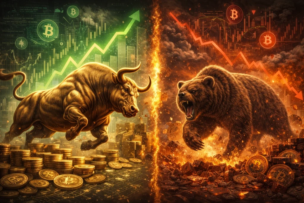 Bullish vs bearish market