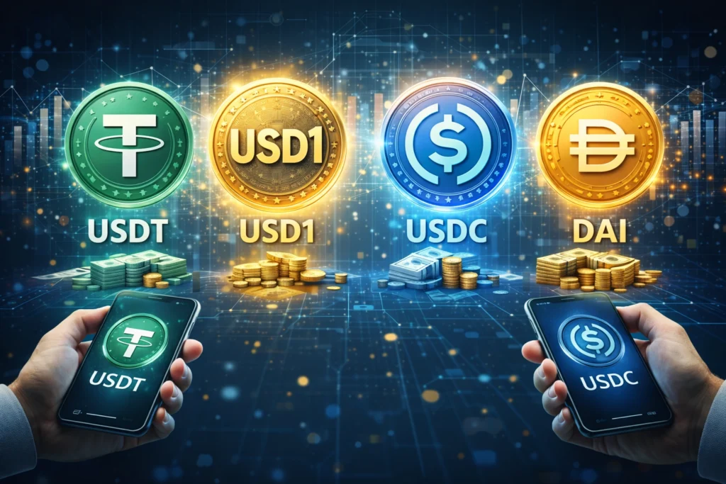 USD1 vs USDT vs USDC